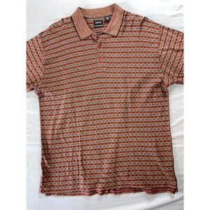 IZOD Doube Mercerized Cotton Knit Polo Shirt. Men's Size XL, Read.